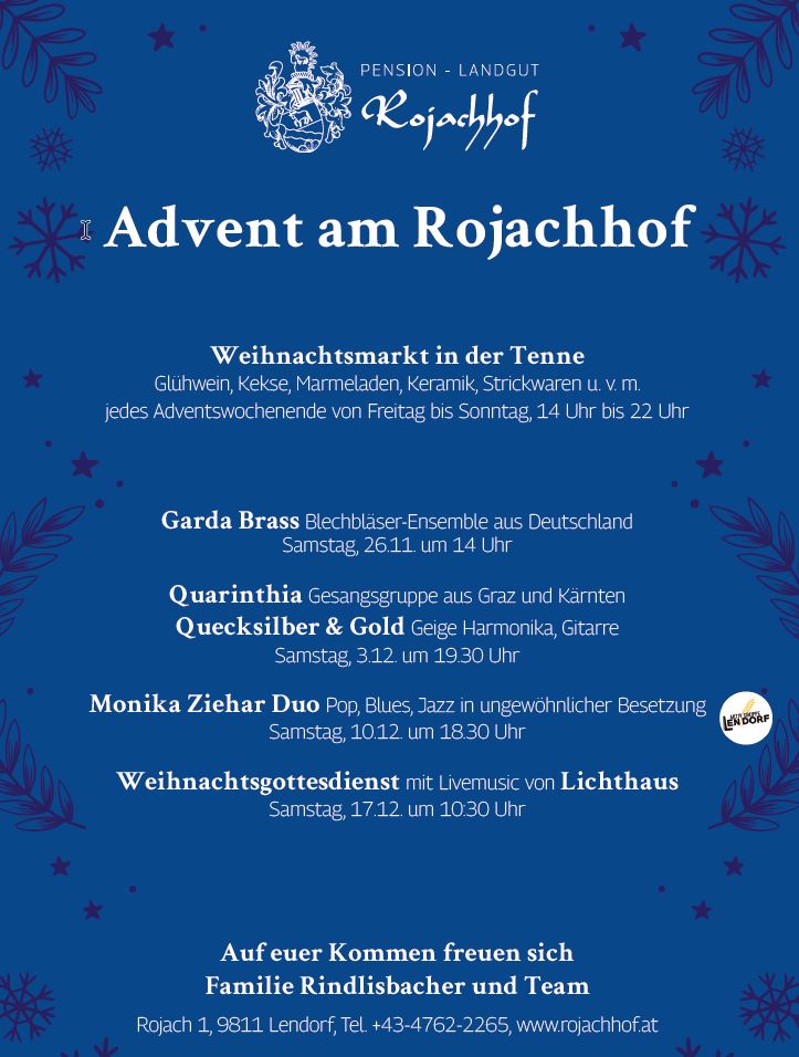 Advent am Rojachhof 2022 1