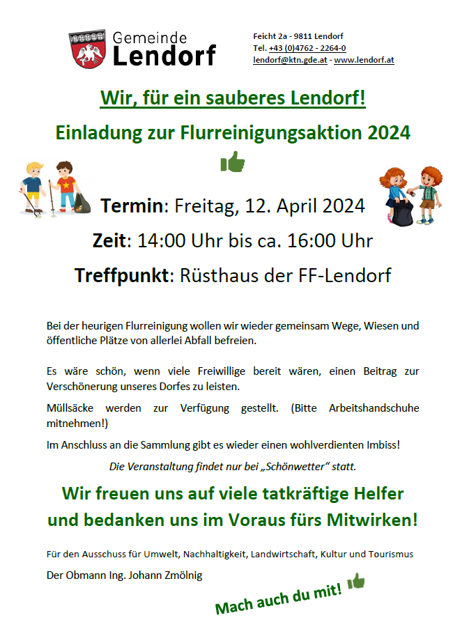 Flurreinigung 2024