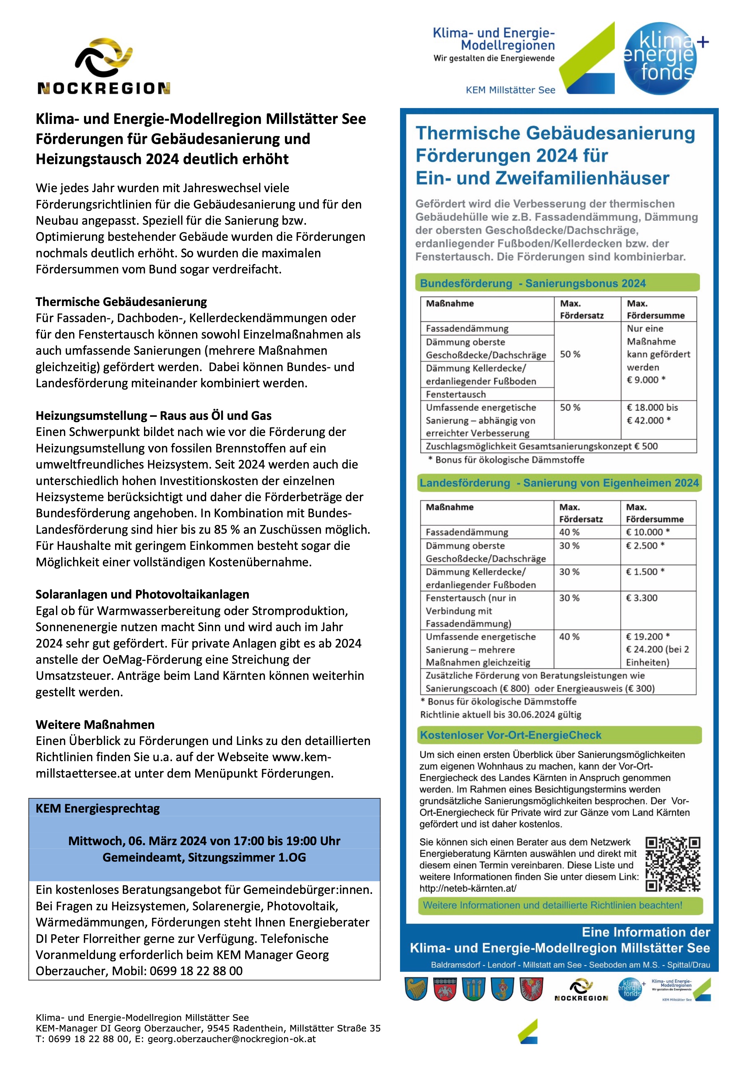 KEM Energiesprechtag 06.03.2024